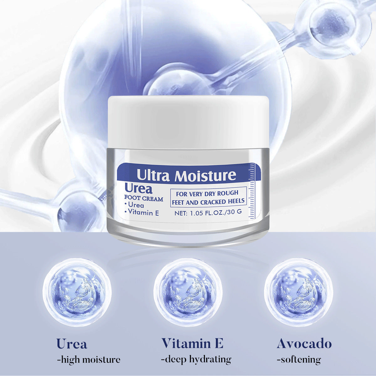 Vitamin E Urea Foot Cream Hydrating Moisturizing And Nourishing