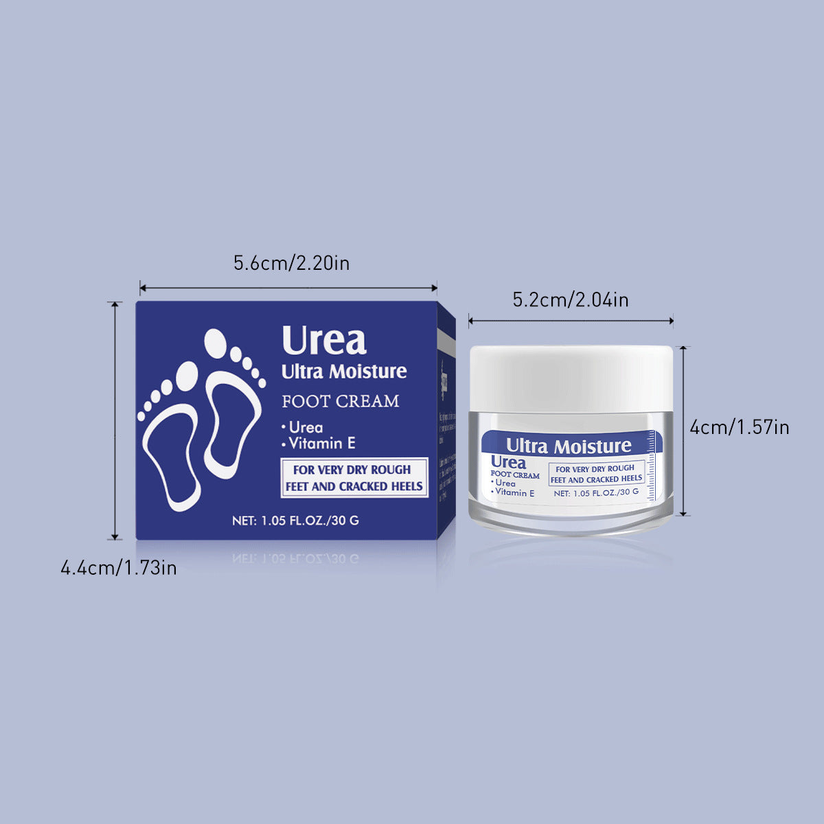 Vitamin E Urea Foot Cream Hydrating Moisturizing And Nourishing